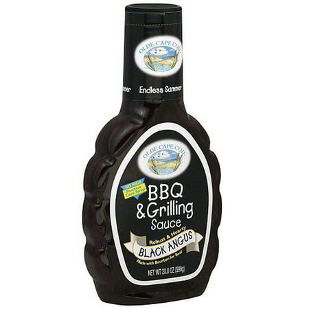 Olde Cape Cod Black Angus BBQ & Grilling Sauce, 20.8 oz (Pack of 6)