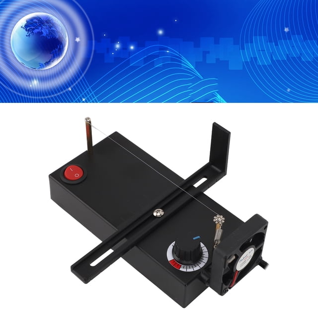Cortadora de Cinta de Corte por Calor Máquina Cortadora de Cinta Caliente Eléctrica Máquina de Corte Térmico con Ventilador Herramienta de Corte Artesanal de Banda de ANGGREK Otros