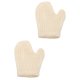 thumbnail image 3 of 2 unids Prácticos Guantes de baño exfoliantes Guantes de baño de frotamiento simple para ducha, 3 of 6