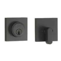Weslock Square Single Cylinder Deadbolt - Keyed One Side