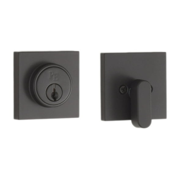 Weslock Square Single Cylinder Deadbolt - Keyed One Side