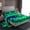 Green Blue, variant on Homewish Pixelated Miners 3pcs Twin Sheet Sets For Boys Girls,Abstract Ombre Gamer Twin Fitted Sheet,Video Game Breathable Flat Sheet,Microfiber Bedroom Decor