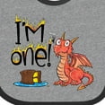 thumbnail image 4 of Inktastic I'm One Cute Dragon First Birthday Boys or Girls Baby Bib, 4 of 4