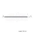 thumbnail image 2 of Cable Chicote Liberador De Cofre Compatible Con Volkswagen Golf 1.8L 1993 1994 1995 1996 1997 1998 1999 CAHSA Cable Chicote Acelerador, 2 of 6