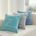 thumbnail image 5 of Xiao Hua 4 fundas de almohada decorativas coloridas con estampado verde, que iluminarán el ambiente de tu dormitorio. 45 x 45 cm (color café)., 5 of 5