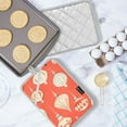 thumbnail image 5 of Yayeee Pot Holders Kitchen Heat Resistant with Pocket 7"x9.8" Cotton Oven Cooking Hot Pads, Beige Christmas Ornaments Pattern, 5 of 7