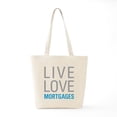 thumbnail image 6 of CafePress - Mortgages Tote Bag - Unisex Canvas Tote Bag, Beige, 1-Piece, 6 of 7