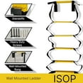 thumbnail image 3 of ISOP USA Wall-Mounted Fire Escape Ladder 3-Story 25ft | Waterproof Fire Ladder | Wall Fixed Emergency Ladder, 3 of 7