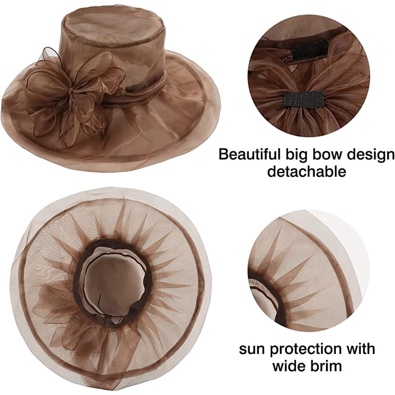 Women Girl Tea Party Fascinator Hat Church Funeral Cocktail  display picture 1