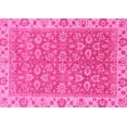 thumbnail image 1 of Ahgly Company Indoor Rectangle Abstract Pink Modern Area Rugs, 2' x 5', 1 of 4