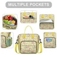 thumbnail image 2 of Pioneer Flower Floral Print Pattern Womens Lunch Box for Work,Insulated Large Lunch Bag for Tween and Teen,Loncheras Para Mujer,Leakproof Adult Lunch Bag for Work,Beach,Travel,Picnic,Camping, 2 of 7