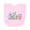 AD-Pink, variant on Inktastic Floral Easter Bunnies Newborn Bib