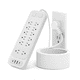 thumbnail image 1 of Multicontacto De 12 Tomas Con 4 Usb, Largo Del Cable De 2m Malubero Blanco, 1 of 5
