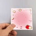 thumbnail image 4 of Sticky Notes 3.15×3.15 Inch Pink Apple Design Self Adhesive Memo Pads - Cute Decorative Note Pads for Home Office Organization, Refrigerator Messages, Planner Stickers & Daily Reminder Notes, 4 of 8