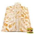 thumbnail image 2 of 50Pcs Parchment Paper Sheets for Baking, Stamp Wax Food Picnic Paper, Greaseproof Deli Paper, Waterproof Dry Hamburger Paper Liners Wrapping Tissue for Plastic Food Basket (9.8 * 8.6 inch), 2 of 7