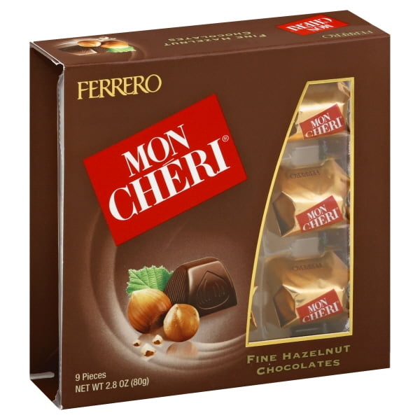 Ferrero Mon Cheri Hazelnut Chocolates 9 pieces (2 Packs) Ferrero Mon Cheri Hazelnut Chocolates 9 pieces (2 Packs)
