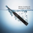 thumbnail image 5 of Cepillo de dientes eléctrico sónico Seago, recargable por USB, resistente al agua, cabezal de repuesto, el mejor regalo, 5 of 5
