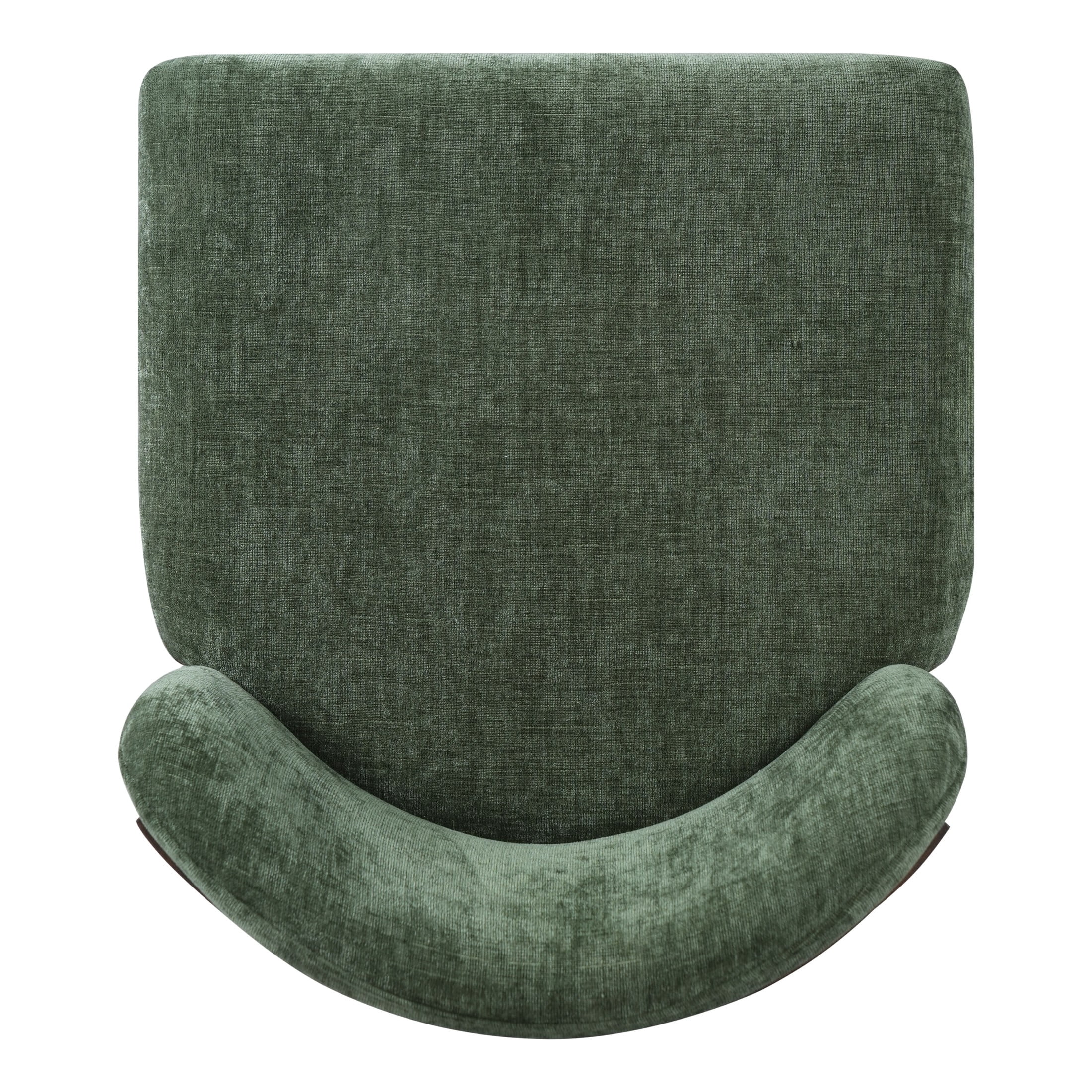 Christopher Knight Home 33"H Wooden Green Upholstered Counter Stools with Curved Seat, Walnut Finish, Set of 2
