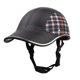 thumbnail image 2 of Motocicleta PU Cuero Casco Sombrero Motocross Media cara abierta Visera - Negro Sharpla Casco de la motocicleta, 2 of 7