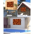 thumbnail image 2 of Outdoor TV Cover 48 to 50 Inch Weatherproof, Thanksgiving Fall Maple Leaves Waterproof TV Screen Protector for Outside Decor with Zipper and Pocket 48"L x 30"H , Orange Brown Autumn Leaf, 2 of 7