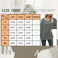 thumbnail image 3 of TEMOFON Women Tops Fall Casual Loose Fit Long Sleeves Blouses Fashion Dressy Round Neck Soild Armygreen Knit Tunic Shirts for Women Clothes Size M, 3 of 3