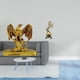 thumbnail image 2 of Escultura de animal de resina moderna, figura artística, adorno para el hogar, oficina, escritorio, comedor, sala de estar, estante, gabinete, centro, 2 of 7