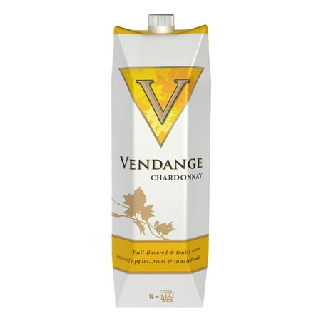 Vendange Chardonnay White Wine, California, 1L Go Pack