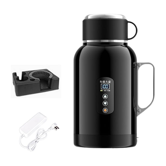 Hervidor de Agua para Coche Macarena Taza de Viaje Calentada 12/24 V con Base