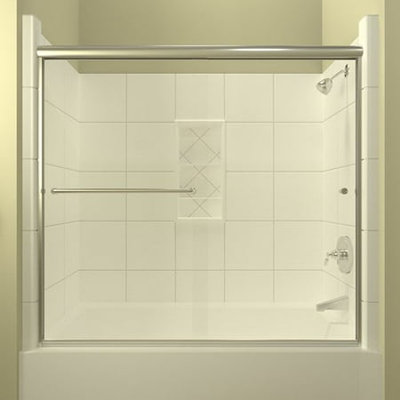 Arizona Shower Door Ete 72 X 57 38 Bypass Semi Frameless Tub Door