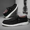 thumbnail image 4 of Men's Casual Loafers Slip On Leather Shoes Lightweight Driving Shoes Male Casual Sneakers Flats Walking Shoes, 4 of 10