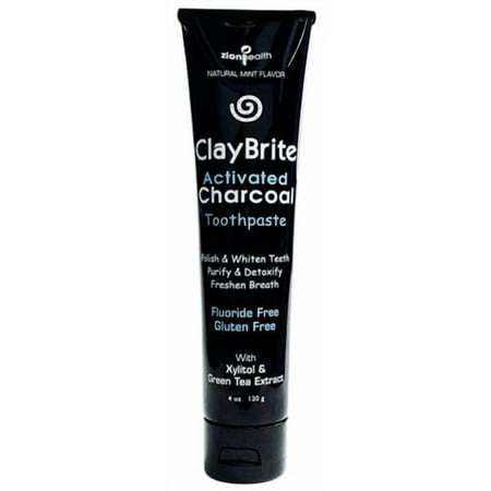 Claybrite Activated Charcoal Toothpaste - 4oz