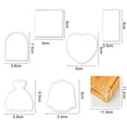 thumbnail image 4 of Yoone Cookie Cutter Wedding Ceremony Design Heat-Resistant Plastic Pastry Dough Embosser Mold Kitchen Accessories, 4 of 6