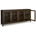 thumbnail image 5 of Ashley Furniture Balintmore 4-Door Wood Accent Cabinet, Warm Dark Brown, 5 of 7