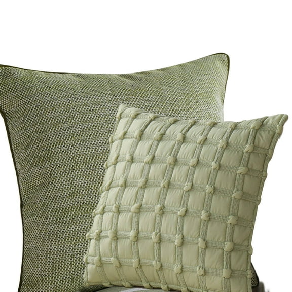 AUQ 2Pcs Pillow Covers,Simple Cushion Throw Pillows,Velvet Throw Decorative Throw Pillows,Style 7