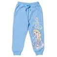 thumbnail image 2 of Disney Frozen Princess Anna Elsa Big Girls Fleece 2 Pack Fashion Pants blue / purple 14-16, 2 of 5