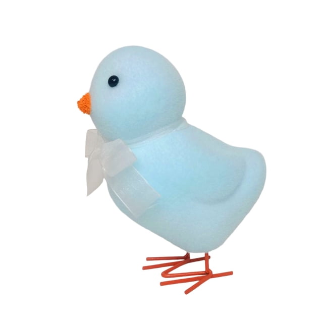 Easter Chicks With Decorative Bows Desktop Ornament For Home Yard Party Spring Celebration
