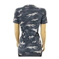 thumbnail image 2 of Victoria's Secret Pink Everyday Grey Camo Print V-Neck Tee T-Shirt Top Size Small New, 2 of 2