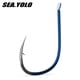 thumbnail image 2 of Sea Yolo 50 unids/caja 1 #-13 # anzuelo de pesca de acero rico en carbono con anzuelos de púas afilados, productos de pesca, anzuelo japonés de una sola plantilla, 2 of 5