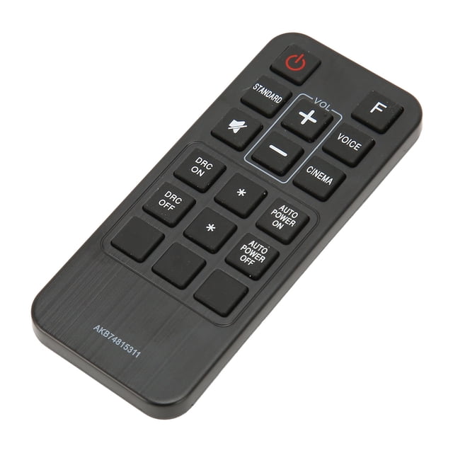Control Remoto De Barra De Sonido, Diseño Ergonómico De Largo Alcance AKB74815311 Control Remoto De Repuesto Universal Para LAS454B Para LAS160B