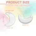 thumbnail image 2 of Uxcell 100 Pcs Crystal Charm, Cuentas de Cristal de Luna de Vidrio, Pequeño Colgante de Luna con Papel de Oro para Hacer Joyas, Pulsera, Collar, Arete, Manualidades DIY, Blanco Mate, 2 of 7