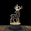 

SeekFunning 3D night light sika deer 20 cm touch switch LED bedroom decoration table lamp 3 color change