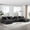 Dark Gray + Corduroy + Wood + Primary Living Space + U-Shaped + Corduroy + 6 Seat, variant on [VIDEO]141.5*64'' Corduroy Sectional Sofa with Bluetooth Speakers, U-Shaped Couch with Console, USB Charger, Cup Holders, Storage, Ottoman, Deep and Wide Seat Cloud Sofa for Living Room&Apartment