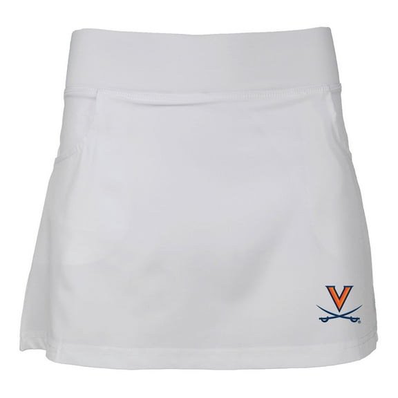 Girls Youth Garb White Virginia Cavaliers Sara Skort