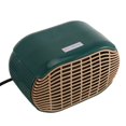thumbnail image 4 of Mini calentador 800W PTC Calentador de cerámica Calentador eléctrico de escritorio de bajo ruido para la oficina en casa 110-240V Enchufe verde de EE. UU., 4 of 10