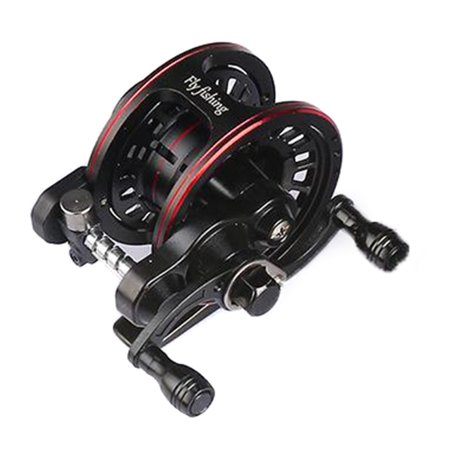 Fly Fishing Reels Fish Line Wheel with Drain Force Driving Cart Reels Wheel