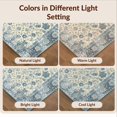 thumbnail image 7 of Design&I 4'x6' Washable Area Rug Pet Friendly & Non-Slip Built-In Grip Ru Vintage Front Scroll Distressed Border Door Entrance Throw for Reading Nook, Bedroom, 7 of 7