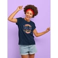 thumbnail image 2 of Retro Slogan Live Life Love Shaped T-Shirt Women -Image by Shutterstock, Female Medium, 2 of 4