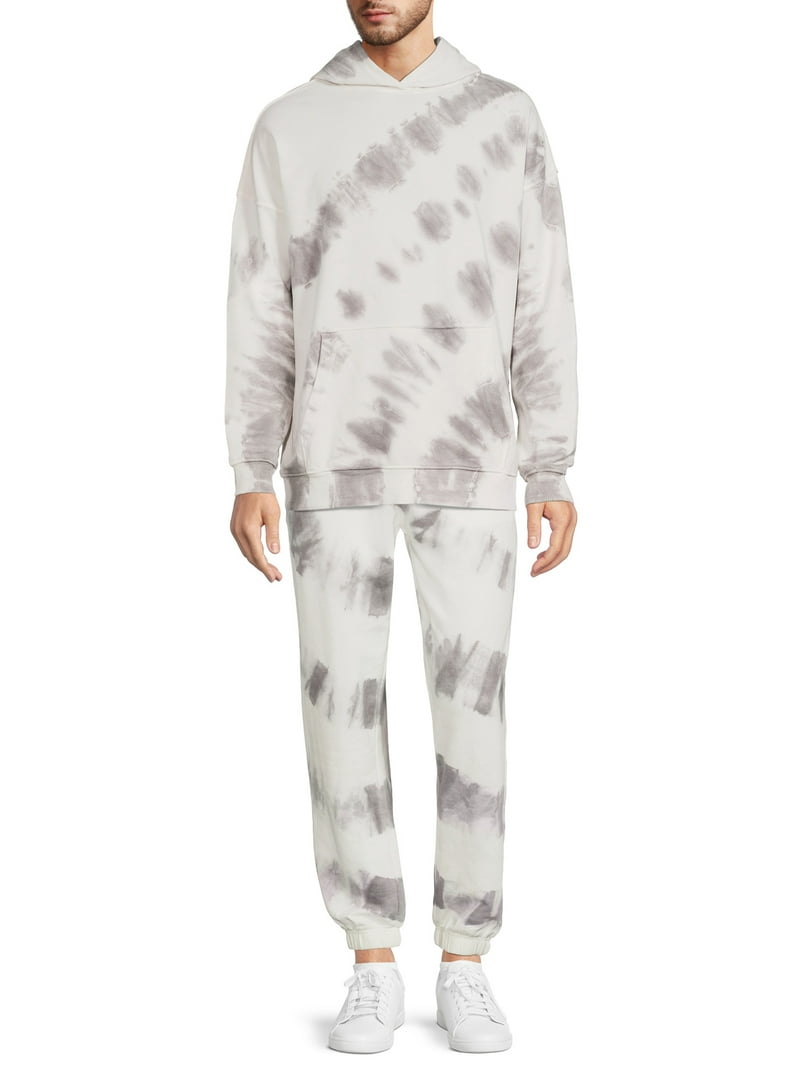 No Boundaries All Gender Tie-Dye Fleece Jogger Sweatpants, Men's