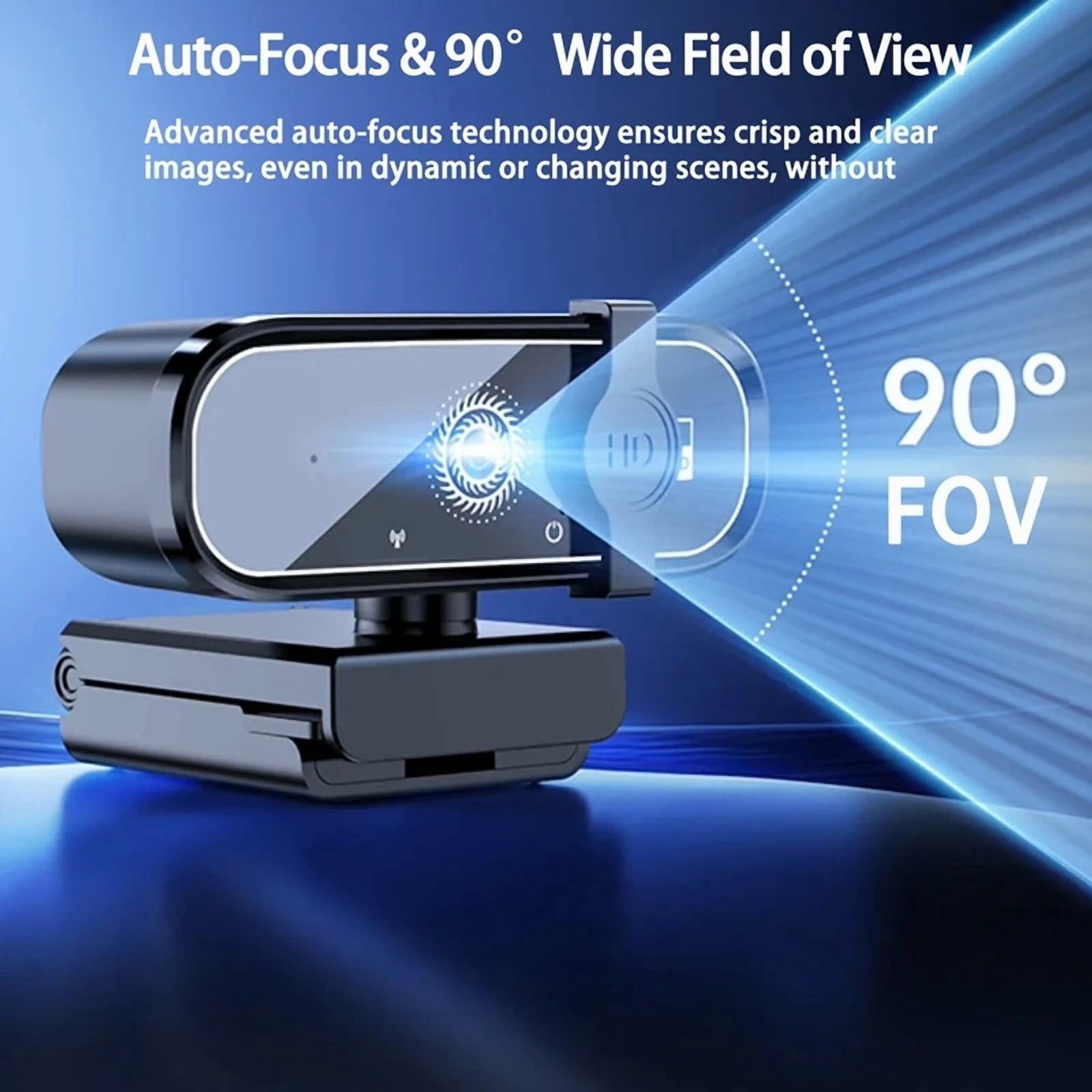 4K HD Mini Webcam With Microphone 2K Full HD Webcam 30fps Autofocus USB Web Cam For Auto  PC Laptop Video Shooting Camera