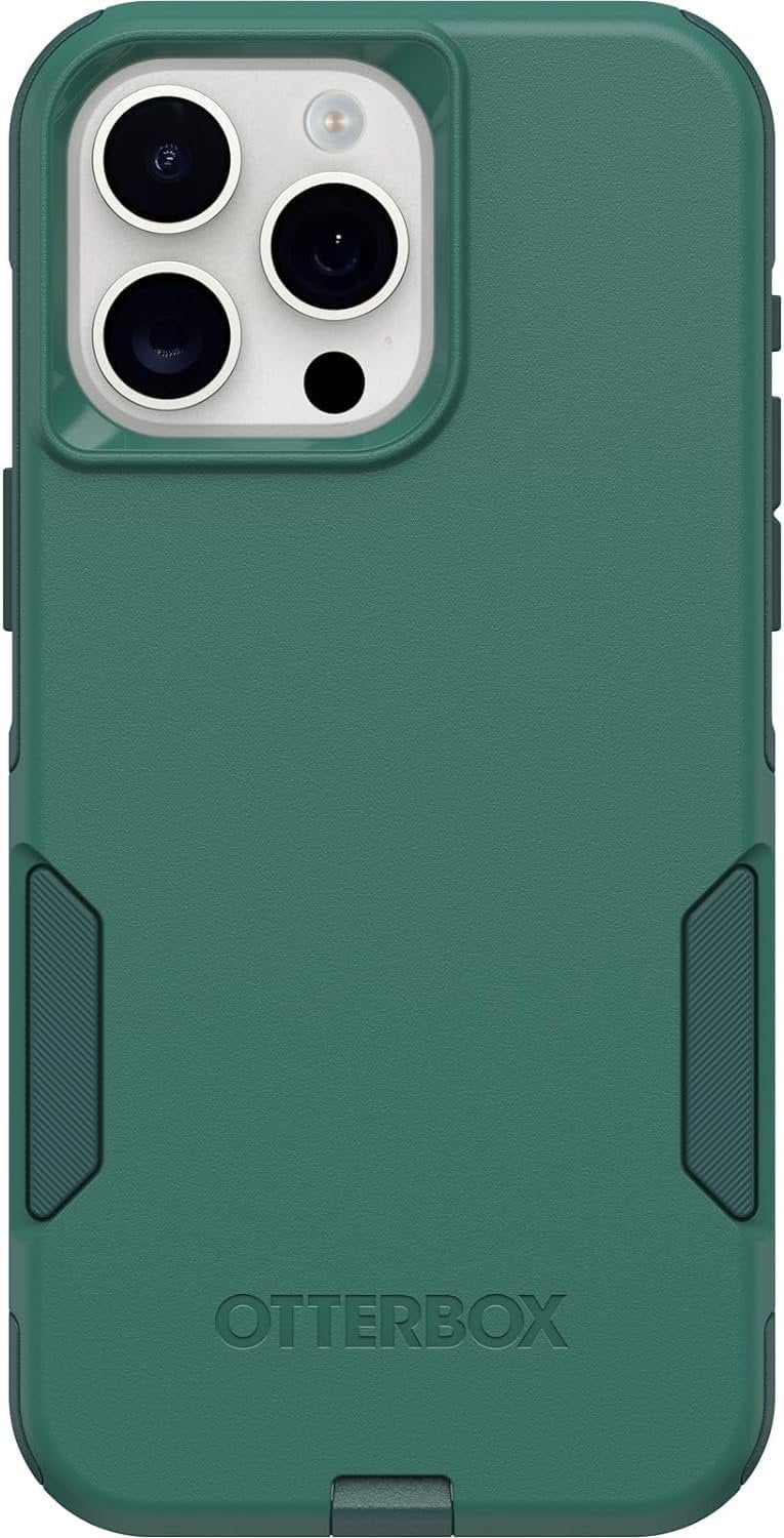OtterBox iPhone 15 Pro Max Only - Commuter Series Case - Get Your Greens - Slim & Tough - Pocket-Friendly - with Port Protection - Non-Retail Packaging